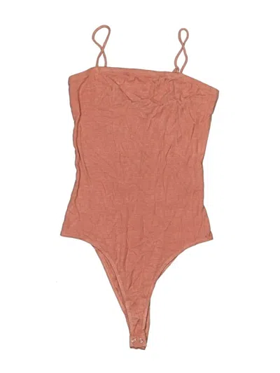Pre-owned Charlotte Russe Bodysuit In Orange