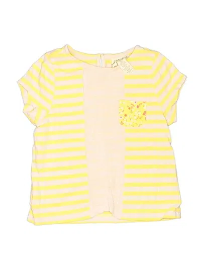 Pre-owned Matilda Jane Kids' Short Sleeve T-shirt In Yellow
