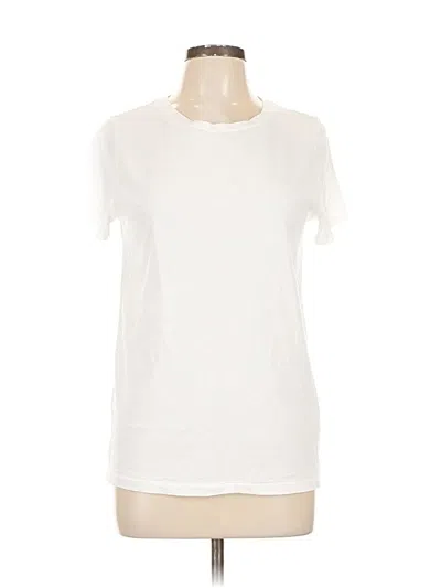 Pre-owned J.crew Factory Store Short Sleeve T-shirt In White
