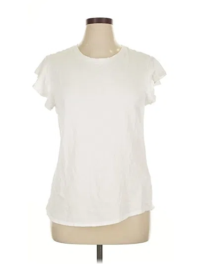 Pre-owned Ny & C Short Sleeve T-shirt In White