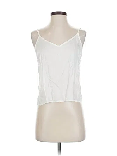 Pre-owned Velvet By Graham & Spencer Sleeveless Blouse In White