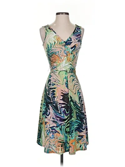 Pre-owned Bcbgmaxazria Cocktail Dress In Green