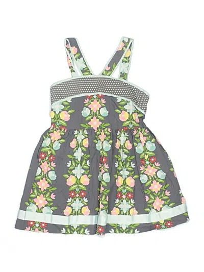 Pre-owned Matilda Jane Kids' Dress In Gray
