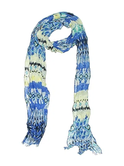 Pre-owned Unbranded Scarf In Blue