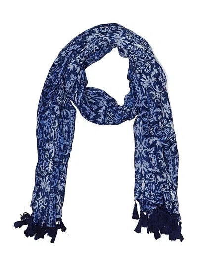 Pre-owned Unbranded Scarf In Blue