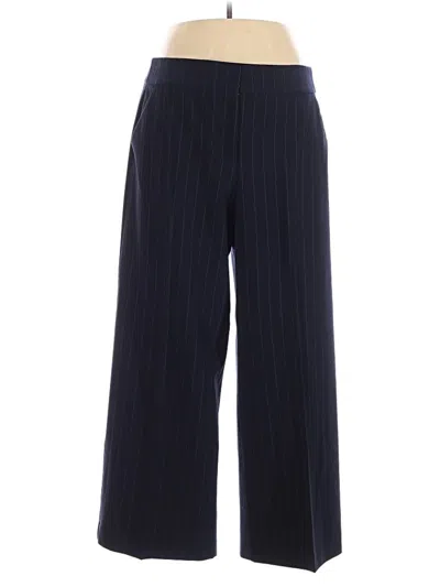 Pre-owned Lane Bryant Dress Pants In Blue