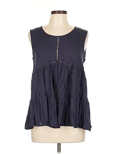 Pre-owned Coco + Carmen Sleeveless Blouse In Blue