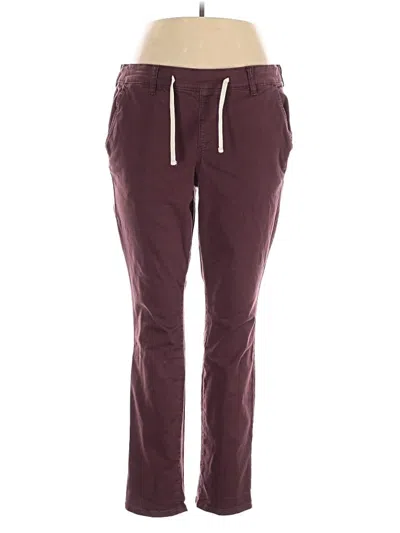 Pre-owned Torrid Jeggings In Burgundy