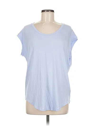 Pre-owned Athleta Short Sleeve T-shirt In Blue