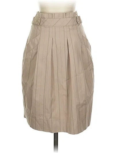 Pre-owned Bcbgmaxazria Formal Skirt In Brown