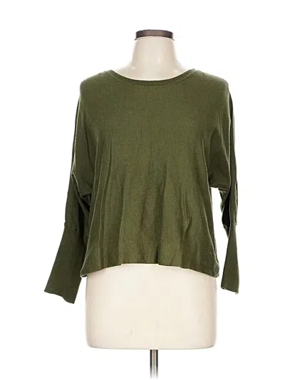Pre-owned Cabi Cardigan Sweater In Green