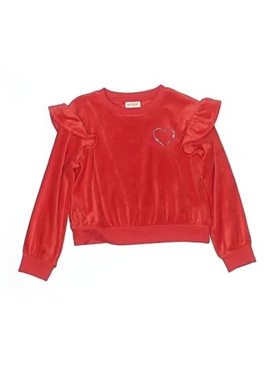Pre-owned Cat & Jack Kids' Sweatshirt In Red