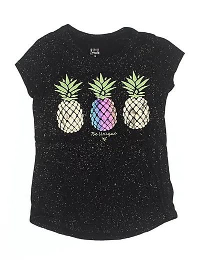 Pre-owned Justice Active Kids' Sleeveless T-shirt In Black