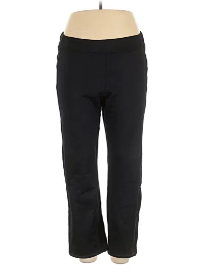 Pre-owned Lands' End Active Pants In Black