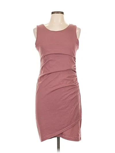 Pre-owned Leith Casual Dress In Burgundy