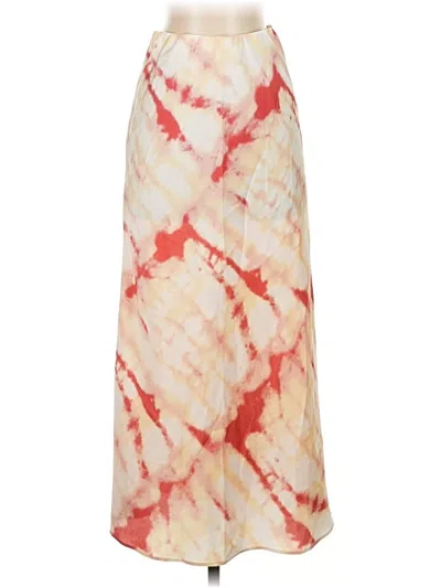 Pre-owned Lush Formal Skirt In White