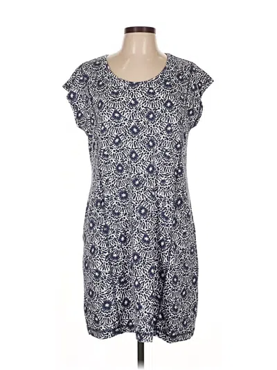 Pre-owned T By Talbots Casual Dress In Blue