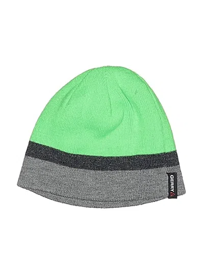 Pre-owned Gerry Kids' Beanie Hat In Green
