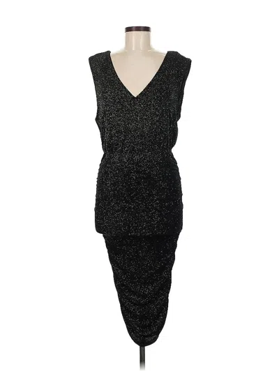 Pre-owned Alice And Olivia Alice + Olivia Cocktail Dress In Gray