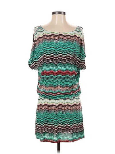 Pre-owned Veronica M Casual Dress In Blue