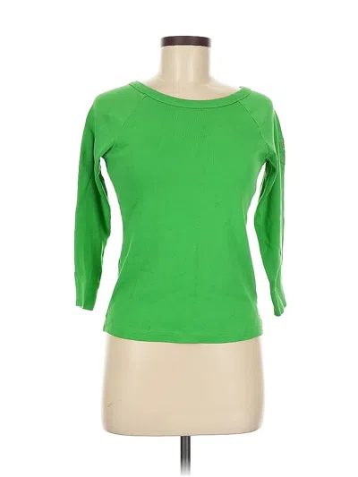 Pre-owned Polo Ralph Lauren 3/4 Sleeve T-shirt In Green
