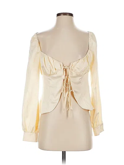 Pre-owned Majorelle 3/4 Sleeve T-shirt In White