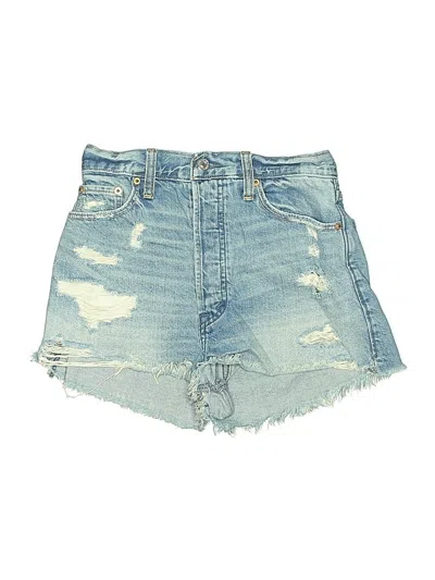 Pre-owned Abercrombie & Fitch Denim Shorts In Blue