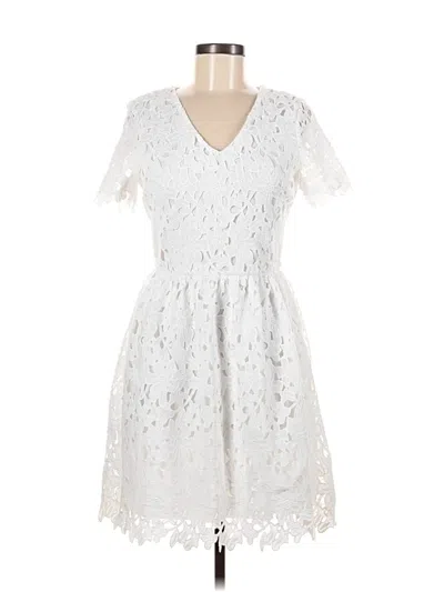 Pre-owned Dee Elly Cocktail Dress In White