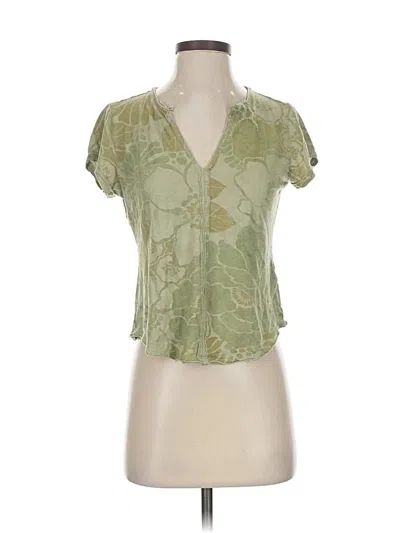 Pre-owned Pilcro Short Sleeve T-shirt In Green