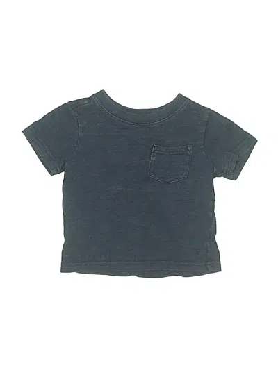 Pre-owned Janie And Jack Kids' Short Sleeve T-shirt In Blue