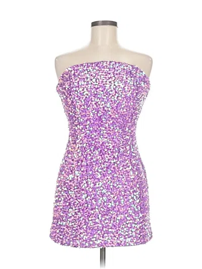 Pre-owned Nasty Gal Inc. Cocktail Dress In Purple