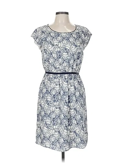 Pre-owned Ann Taylor Loft Casual Dress In Blue