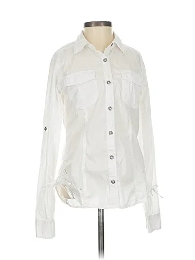 Pre-owned Gramicci Long Sleeve Button Down Shirt In White