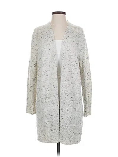 Pre-owned Madewell Cardigan Sweater In Silver