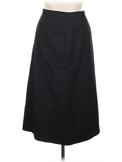 Pre-owned Talbots Formal Skirt In Black