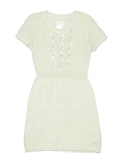 Pre-owned Justice Kids' Dress In Green