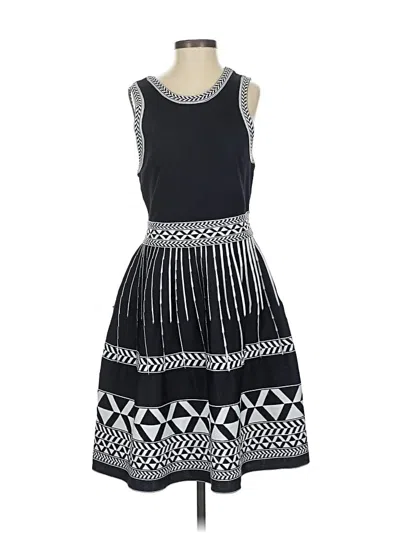 Pre-owned Maje Casual Dress In Black