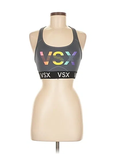 Pre-owned Vsx Sport Tank Top Gray Halter Neckline Tops