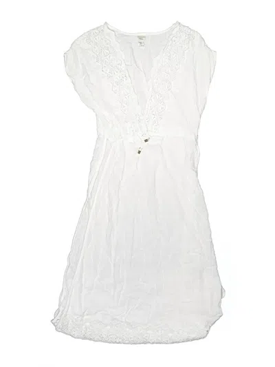 Pre-owned L*space Casual Dress In White