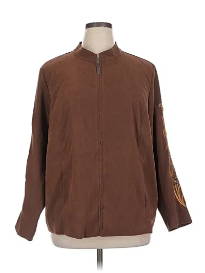 Pre-owned Bob Mackie Jacket In Brown