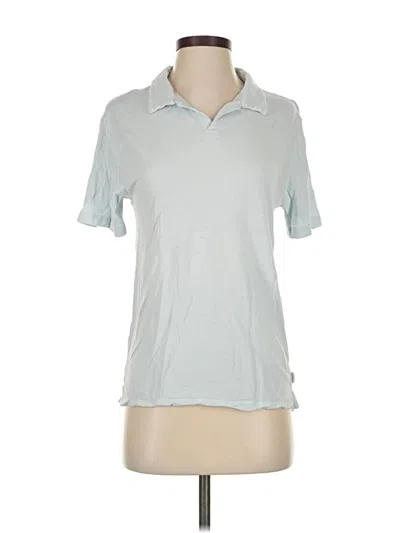 Pre-owned Onia Short Sleeve Polo Shirt In Blue