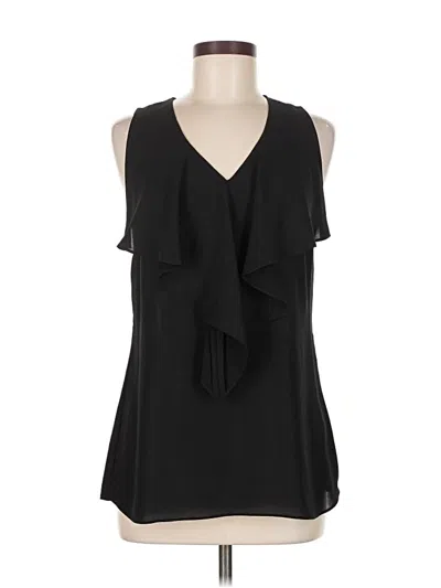 Pre-owned Banana Republic Sleeveless Blouse In Black