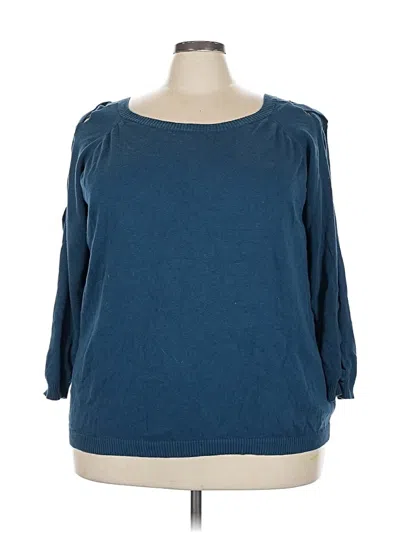 Pre-owned Skies Are Blue Cardigan Sweater In Blue