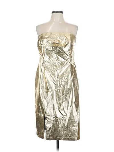 Pre-owned Du Paradis Cocktail Dress In Gold