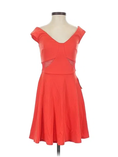 Pre-owned Asos Design Cocktail Dress In Red