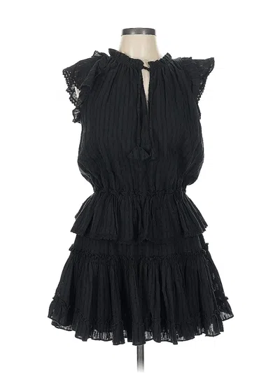 Pre-owned Misa Casual Dress In Black