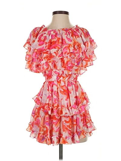 Pre-owned Misa Cocktail Dress In Pink