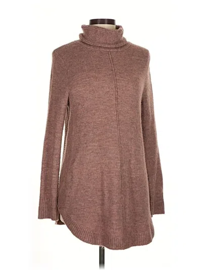 Pre-owned Marled By Reunited Pullover Sweater In Brown