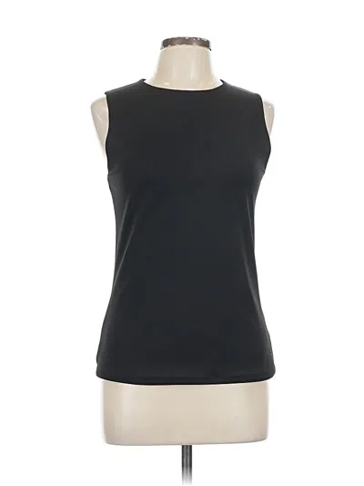 Pre-owned Express Sleeveless Top Black Boatneck Tops