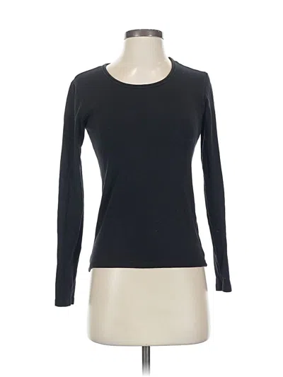 Pre-owned Muji Long Sleeve T-shirt In Black